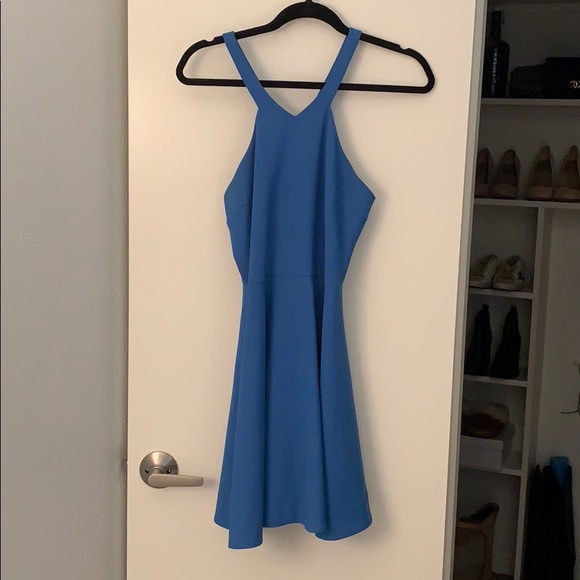 Elizabeth and James Blue Mini Dress - Picture 2 of 4